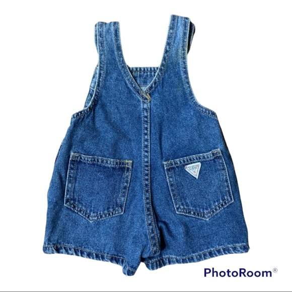 Guess Bottoms Vintage Baby Guess Overalls Size 6 Months Poshmark